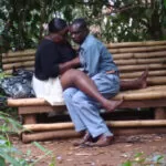 Kenyan Milf Pussy Fingered on Park Bench