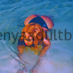 Sexy Photos of Huddah Monroe swimming