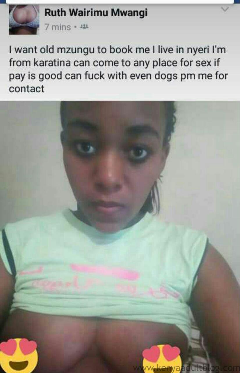 Masters Fucking Dog Porn Captions - Nyeri Woman Loves White Cocks, Wants to be Fucked by Dogs ...