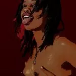 Ebony Nude Wallpaper